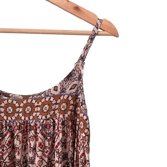 Xirena Printed Strappy Boho Maxi Dress in Size XS 100% Cotton Made in USA - Picture 7 of 11